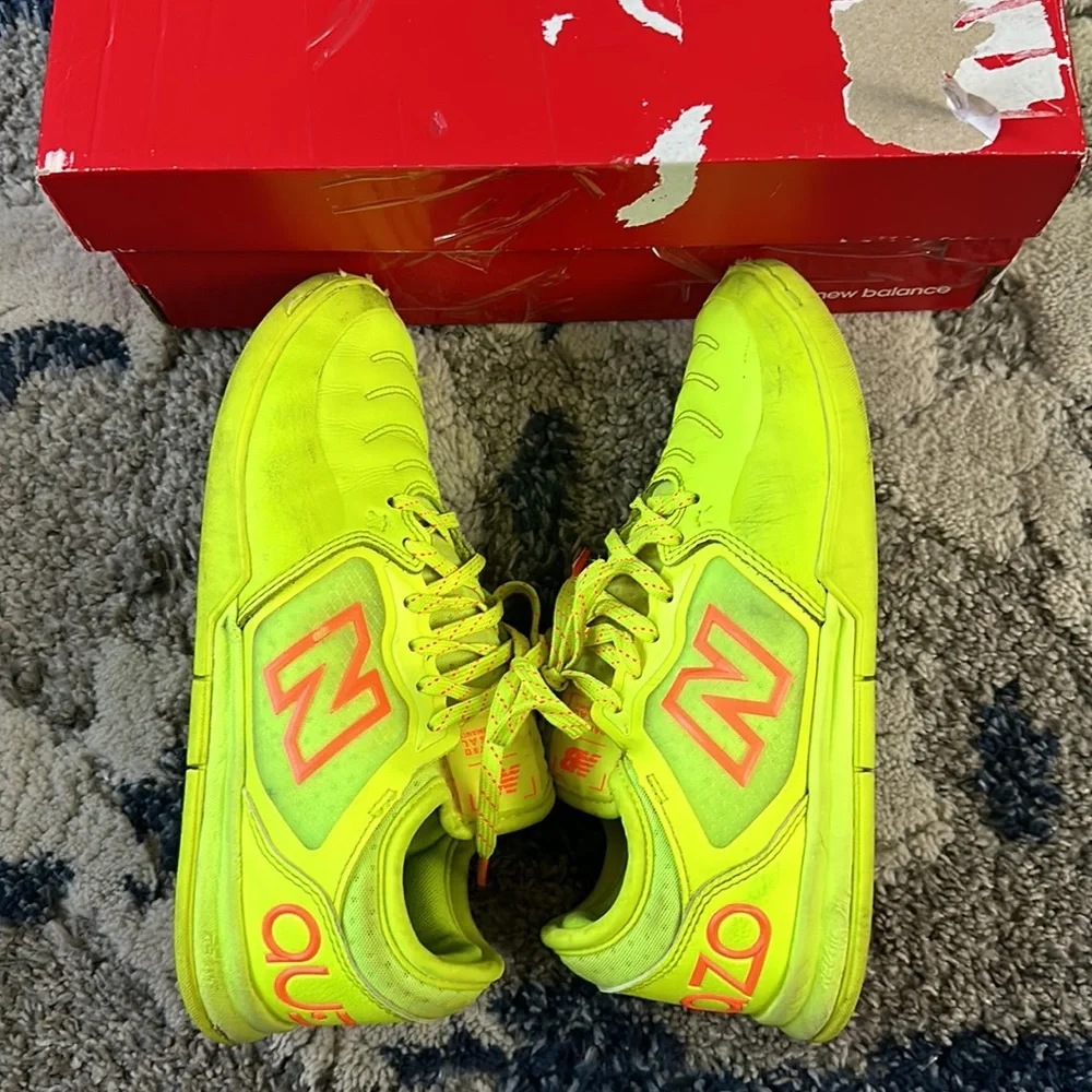 New Balance Neon Yellow Athletic Shoes
